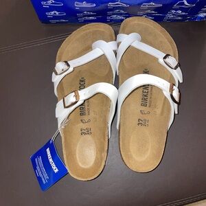 Birkenstock Women's White Double Strap Sandals